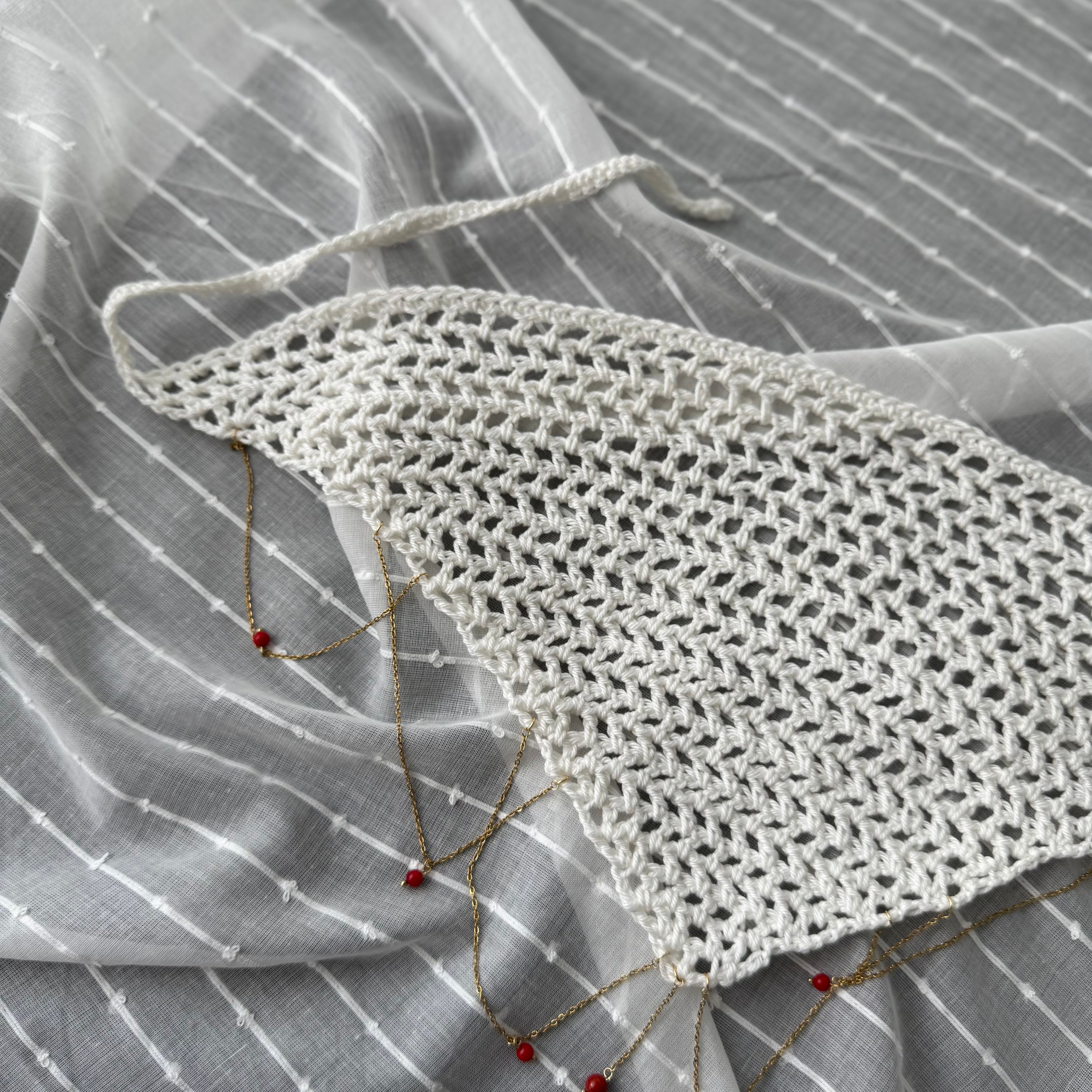 BANDANA LE NOEUD DU CORSAIRE CORAIL ARTIFICIEL