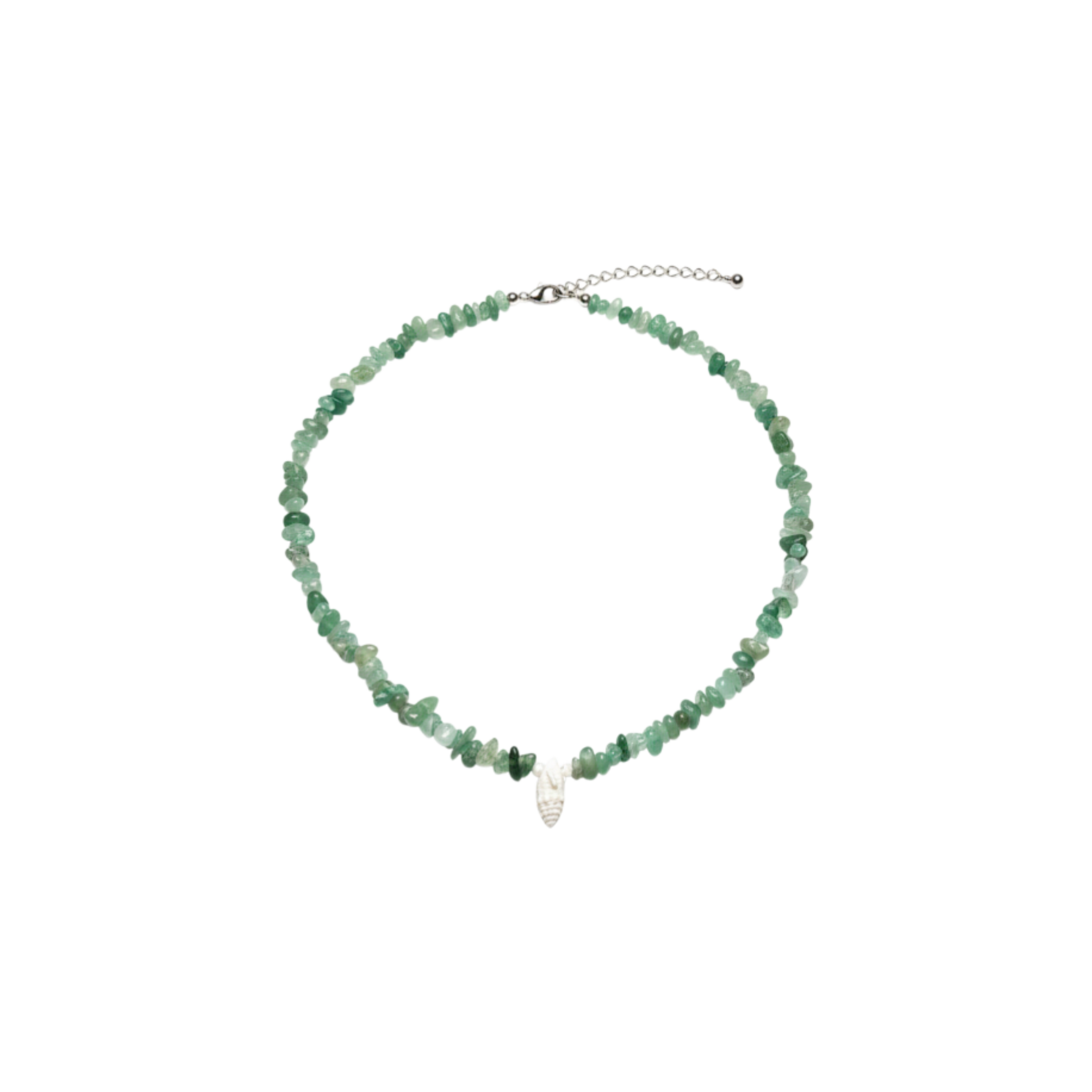 COLLIER POSÉIDON QUARTZ RUTILE PERLES D'EAU DOUCE