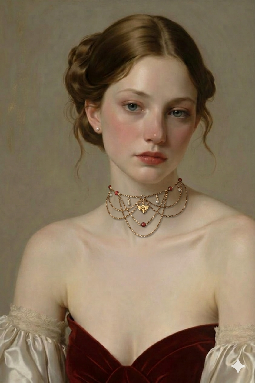 Collier Althéa Agate rouge 7A, pierre de lune, pendentif abeille