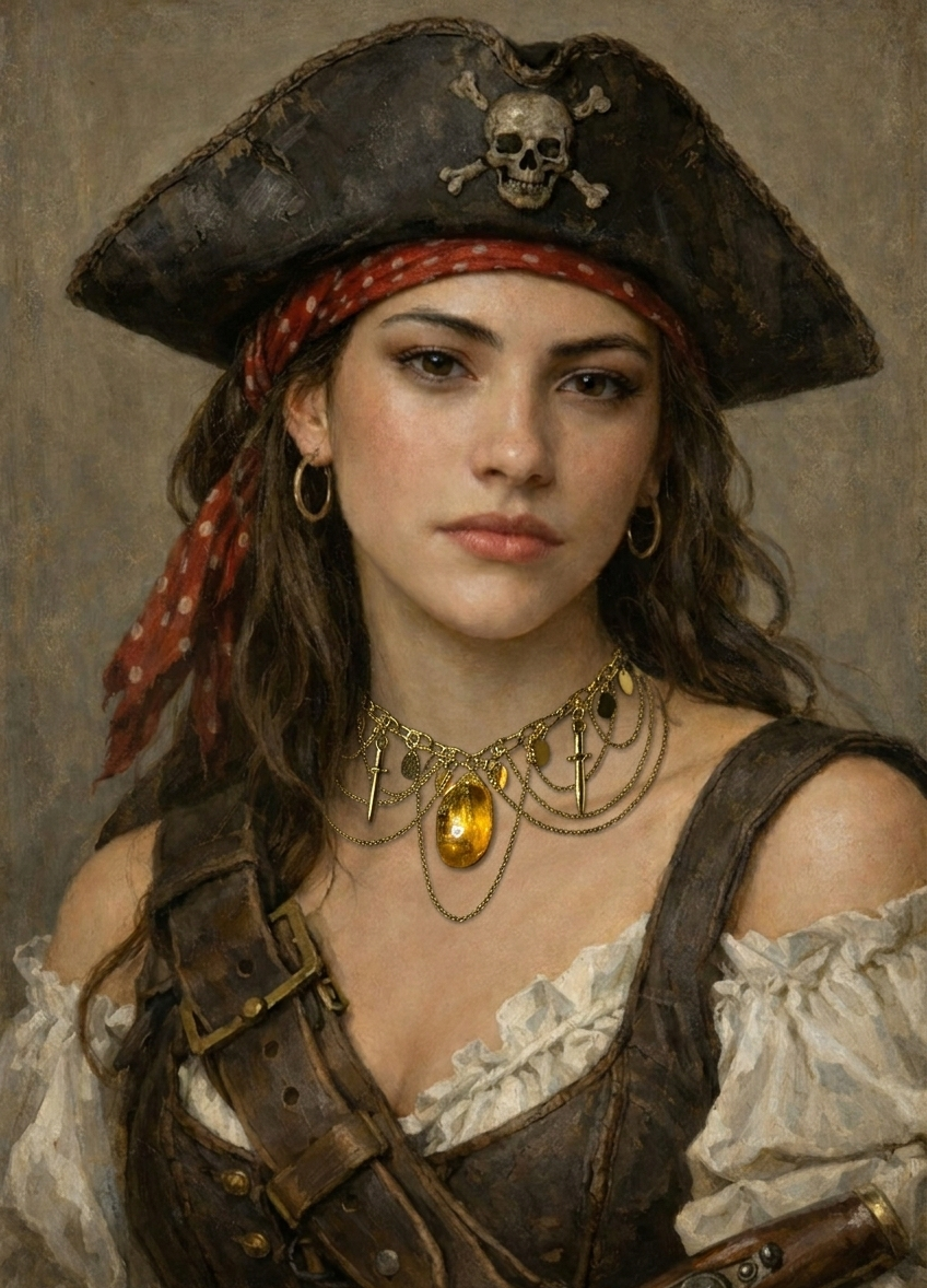 COLLIER MARY READ AMBRE