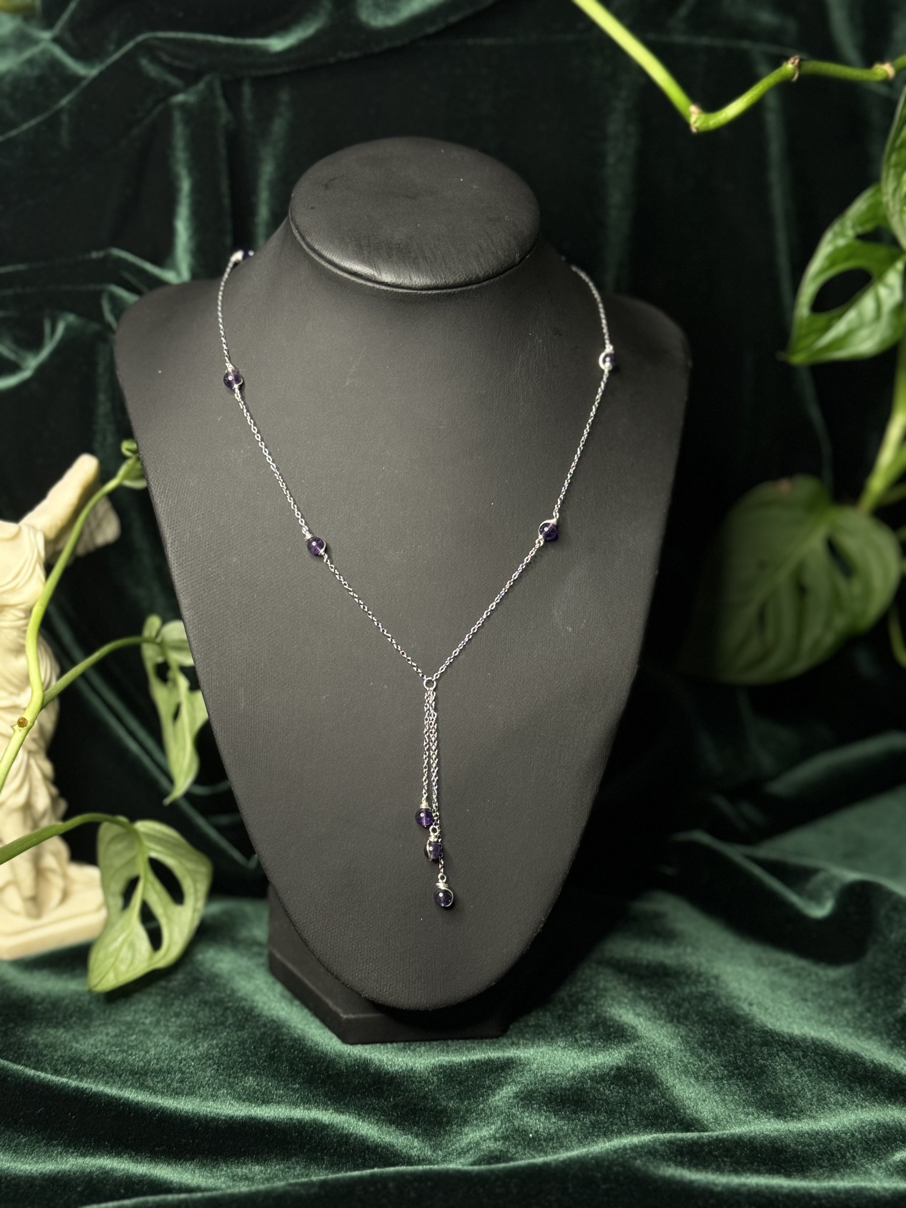 COLLIER ASTÉRIA PIERRES NATURELLES AU CHOIX