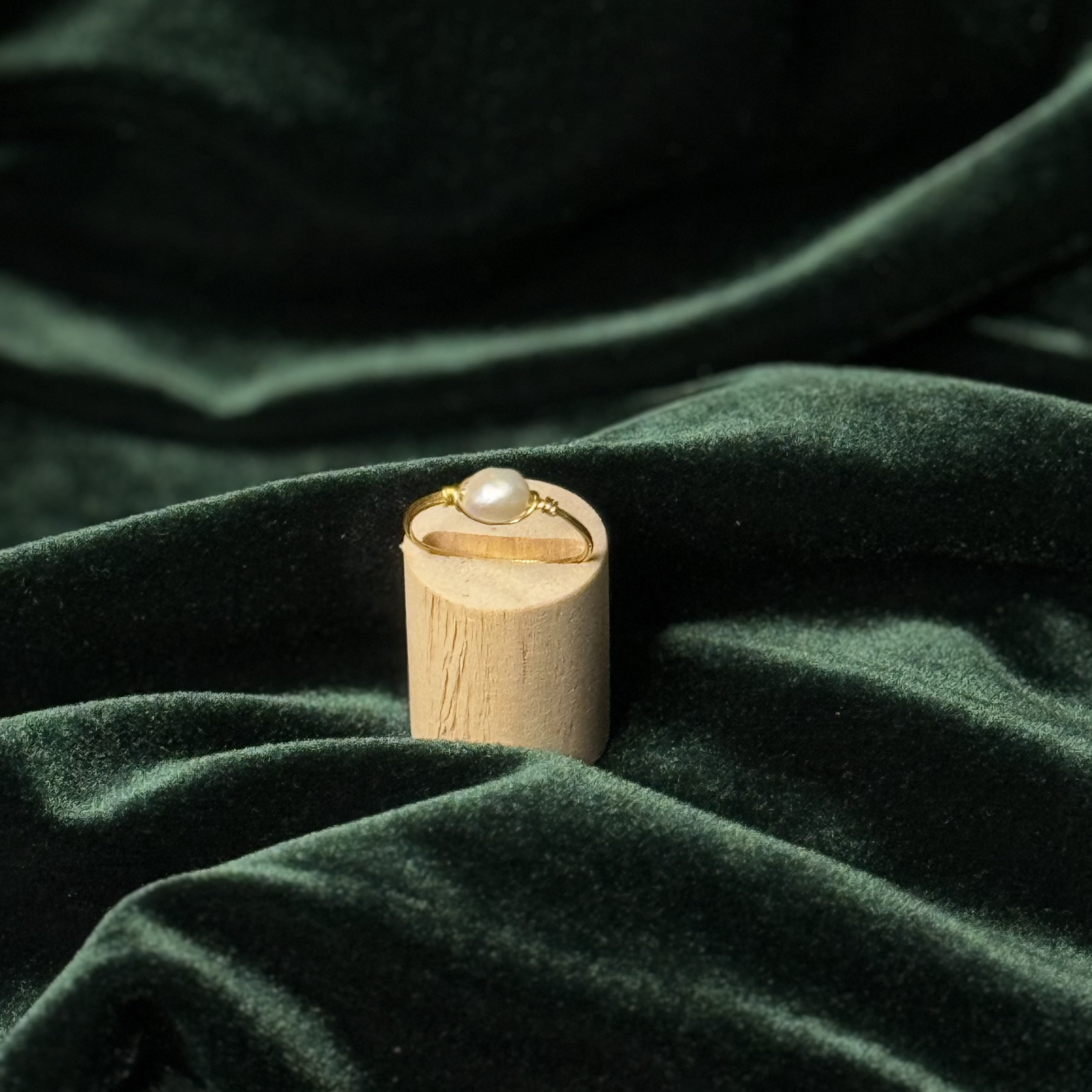 BAGUE ALCYONE PERLE D'EAU DOUCE