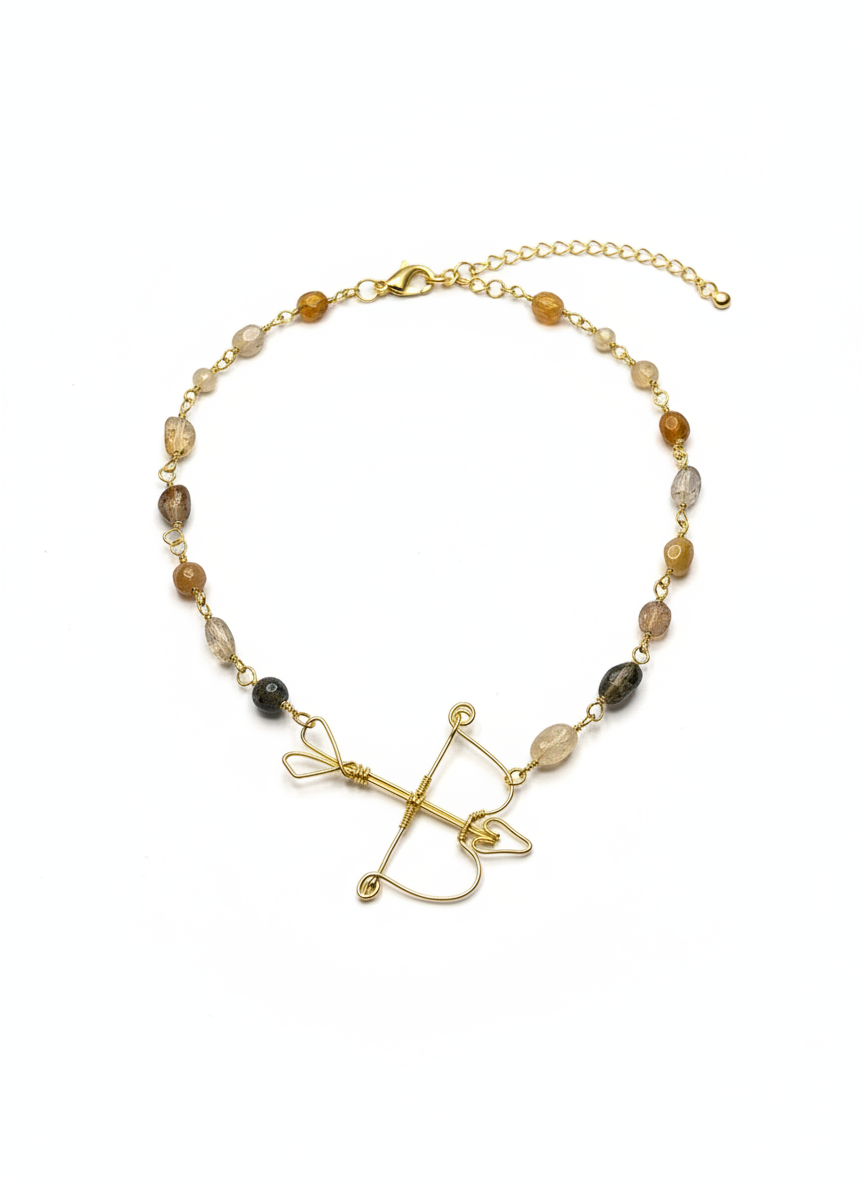 COLLIER ARTÉMIS QUARTZ RUTILE