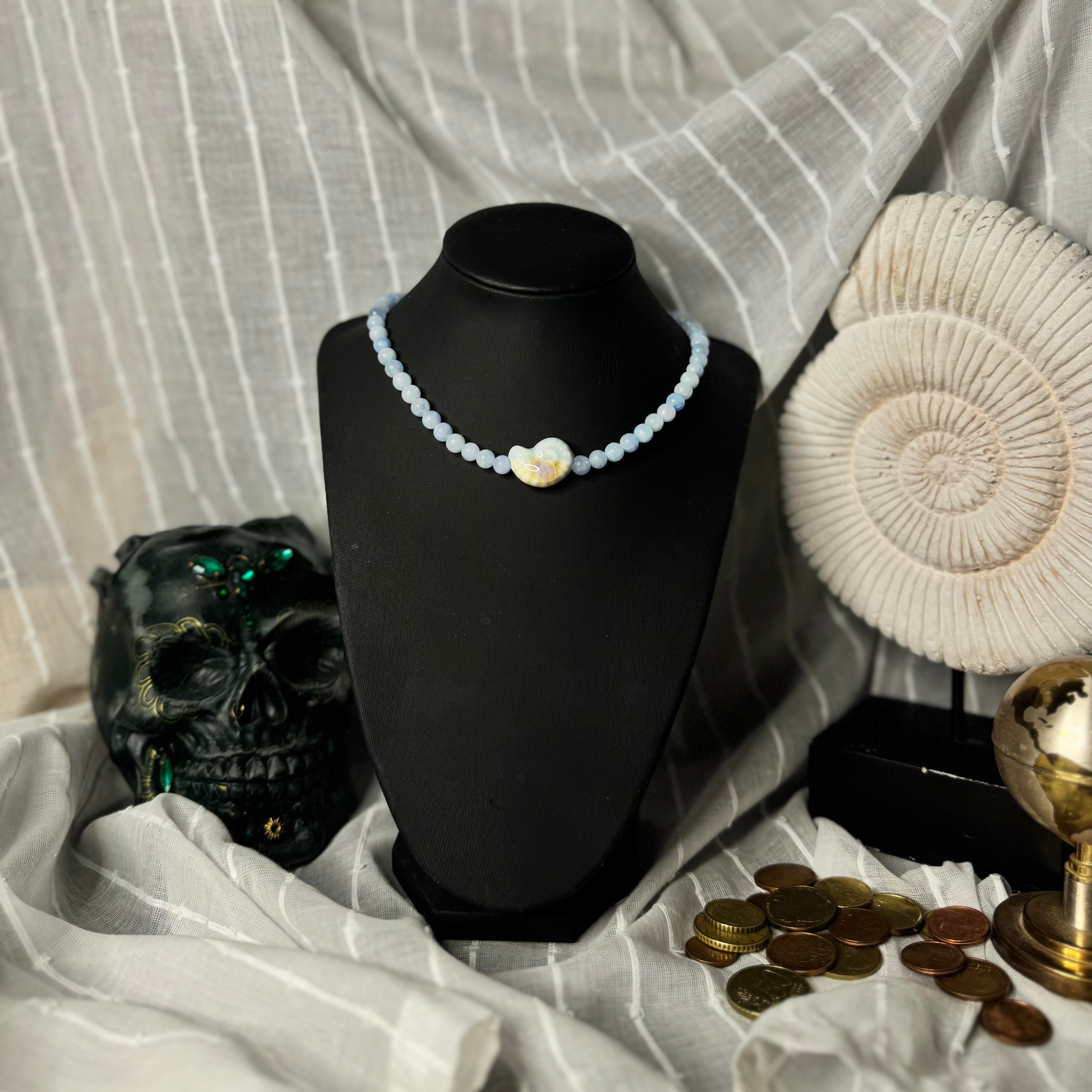 COLLIER CALYPSO CALCÉDOINE